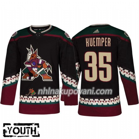 Arizona Coyotes Dresy Darcy Kuemper 35 Alternate 2018-2019 Adidas Authentic - Dětské